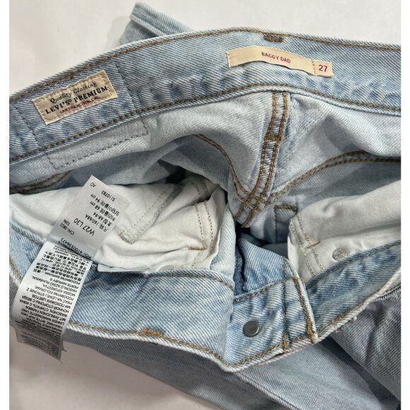 Levi's Baggy Dad Women's Jeans in Light Sugar Light Wash - Picture 5 of 5